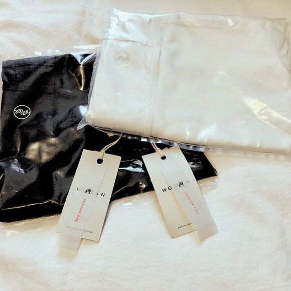 Two Malbon Golf Womens Legging Bike Shorts - Picture 2 of 6